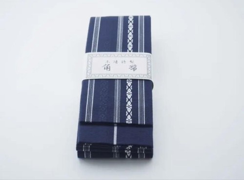 Japanese men cotton kaku obi - men's,